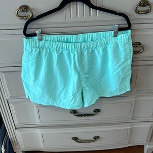 Aqua blue Patagonia shorts